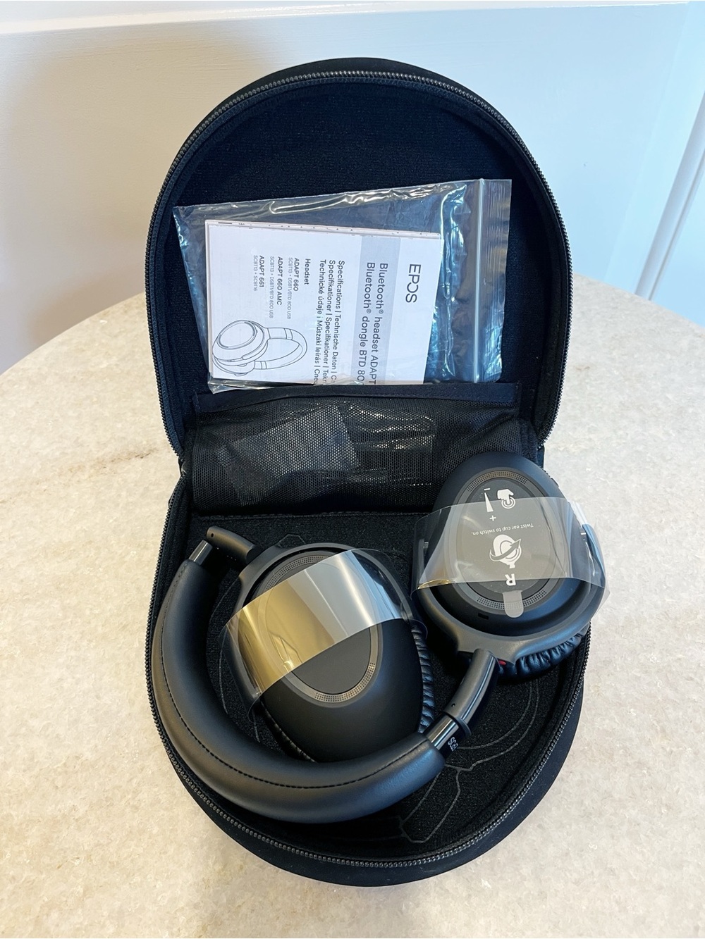 Sennheiser/EPOS Adapt 661 Over-Ear Noise-Canceling Headphones, NWOB